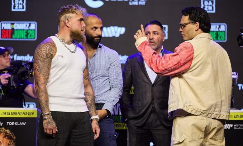Jake Paul Vs. Chavez Jr’s $1 Million VIP Ringside Box 1 0016 Paul vs Chavez Jr Presser